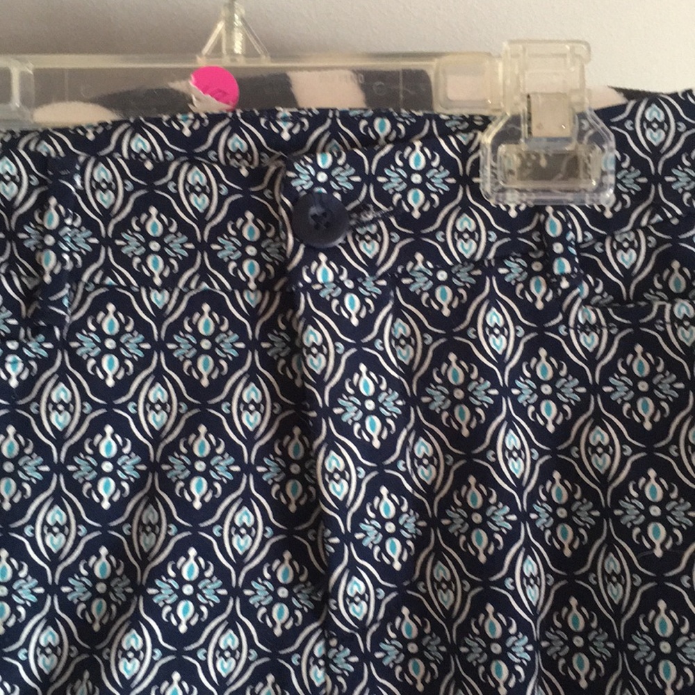 Blue capris